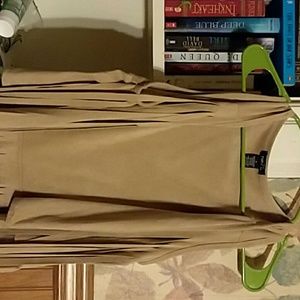 Suede tan cowgirl fringe vest